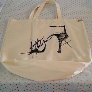 Badgley mischka canvas tote bag